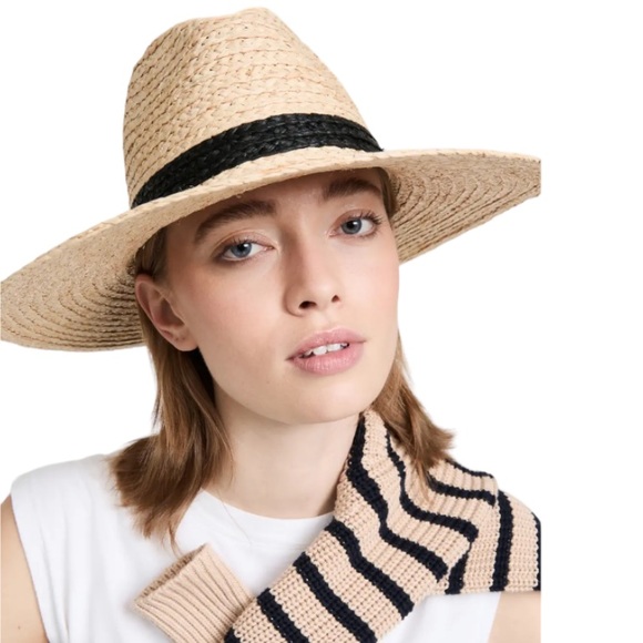 NWT Hat Attack “All Day Continental” Sunhat in Natural Black-One size fits most - Picture 1 of 6